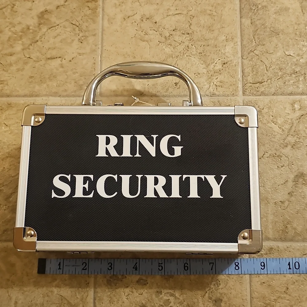 Ring Security Black Carry Case - Ring Bearer - Wedding